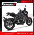 komplette Auspuffanlage mit Schalldämpfer DOMINATOR Full System HP8 schwarz passend für Yamaha MT09 2013  2016