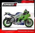 complete exhaust system with muffler DOMINATOR Full System HP6 BLACK fits to Kawasaki ZX10R / RR 2021  2025 5