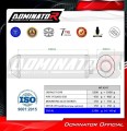 Auspuff Schalldämpfer DOMINATOR OVR passend für Aprilia Pegaso 650 GA 1992  1996 3