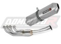 komplette Auspuffanlage mit Schalldämpfer DOMINATOR Full System OVR passend für BMW K1200RS 2001  2003