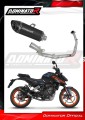 komplette Auspuffanlage mit Schalldämpfer DOMINATOR Full System HP8 schwarz passend für KTM 125 Duke 2024  2