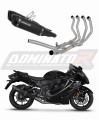 komplette Auspuffanlage mit Schalldämpfer DOMINATOR Full System HP6 schwarz passend für Suzuki GSX 1300 R Hayabusa 2021  2024