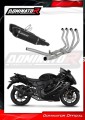 kompletny układ wydechowy z tłumikiem DOMINATOR Full System HP6 CZARNY pasujący do motocykla Suzuki GSX 1300 R Hayabusa 2021 - 2024 2