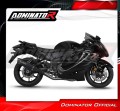 komplette Auspuffanlage mit Schalldämpfer DOMINATOR Full System HP6 schwarz passend für Suzuki GSX 1300 R Hayabusa 2021  2024 5