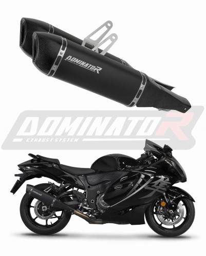 Auspuff Schalldämpfer DOMINATOR HP6 schwarz passend für Suzuki GSX 1300 R Hayabusa 2021  2026 6