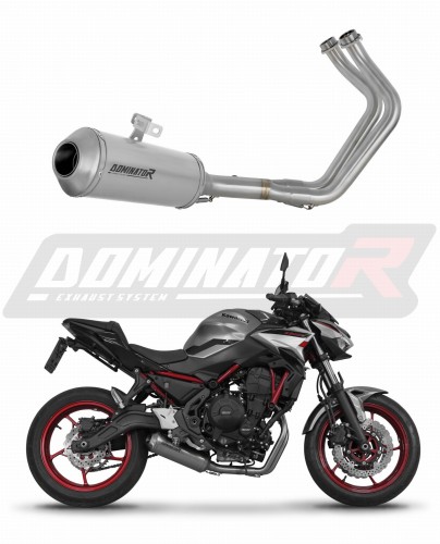 Kawasaki Z650 2023 - 2024 EXHAUST Collector Manifold Full System Muffler Auspuff Sportauspuff Silencer Echappement Silencieux Scarico Scarichi Escape Wydech Tłumik OV G2 Dominator Exhaust System x