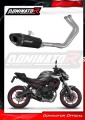 complete exhaust system with muffler DOMINATOR Full System HP8 BLACK fits to Kawasaki Ninja 650 2023  2026 2