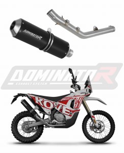 Kove 450 RALLY 2023 - 2025 Schalldämpfer Auspuff MX BLACK + dB killer