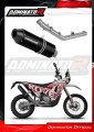 Auspuff Schalldämpfer DOMINATOR MX2 schwarz passend für Kove 450 RALLY 2023  2025 2