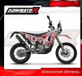 Auspuff Schalldämpfer DOMINATOR MX2 schwarz passend für Kove 450 RALLY 2023  2025 4