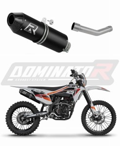 Kayo K5 300 Enduro 2024 - 2025 Schalldämpfer Auspuff MX2 BLACK + dB killer