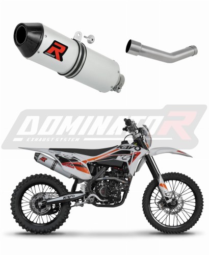 Auspuff Schalldämpfer DOMINATOR MX2 passend für Kayo K5 300 Enduro 2024  2025