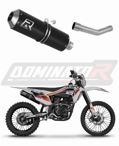 wydech tłumik DOMINATOR MX CZARNY pasujący do motocykla Kayo K5 300 Enduro 2024 - 2025