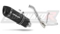 Auspuff Schalldämpfer DOMINATOR HP1 schwarz passend für Suzuki DL 650 V Strom 2007  2011
