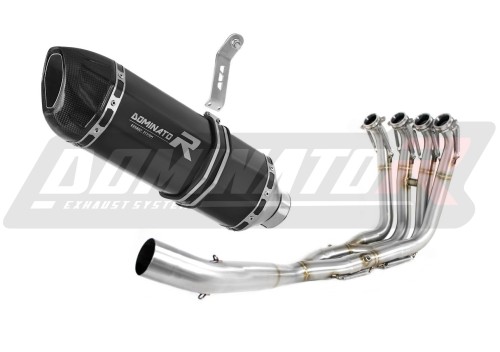 komplette Auspuffanlage mit Schalldämpfer DOMINATOR Full System HP1 schwarz passend für BMW S1000RR 2012  2014