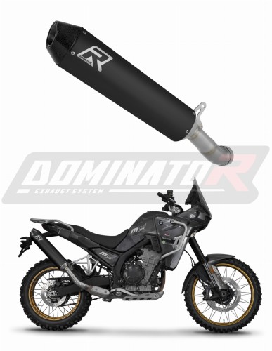 Auspuff Schalldämpfer DOMINATOR MX2 schwarz passend für Kove 800 X Pro Adventure 2023  2026