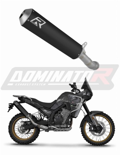 Auspuff Schalldämpfer DOMINATOR MX schwarz passend für Kove 800 X Pro Adventure 2023  2026