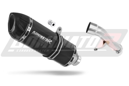 Auspuff Schalldämpfer DOMINATOR HP1 schwarz passend für Honda CBF 500 2006  2008