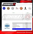 CBR 500 R EXHAUST Honda Muffler Auspuff Sportauspuff Silencer Echappement Silencieux Scarico Scarichi Escape Wydech Tłumik Carbon Tip HP1 black 2016 - 2019 Dominator 1