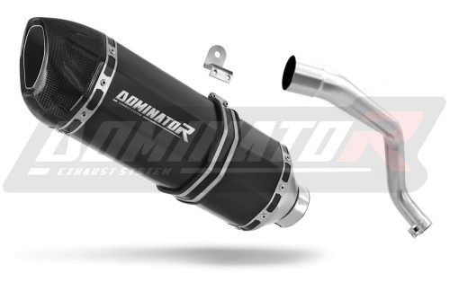 Auspuff Schalldämpfer DOMINATOR HP1 schwarz passend für Honda CB 600F HORNET 1998  2002