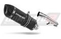 Auspuff Schalldämpfer DOMINATOR HP1 schwarz passend für Honda CBF 600 2008  2013