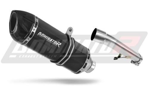 Auspuff Schalldämpfer DOMINATOR HP1 schwarz passend für Honda CBF 600 2008  2013