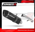 Auspuff Schalldämpfer DOMINATOR HP1 schwarz passend für Honda CBF 600 2008  2013 2