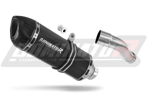 Auspuff Schalldämpfer DOMINATOR HP1 schwarz passend für Honda CBR 600F PC41 2011  2015