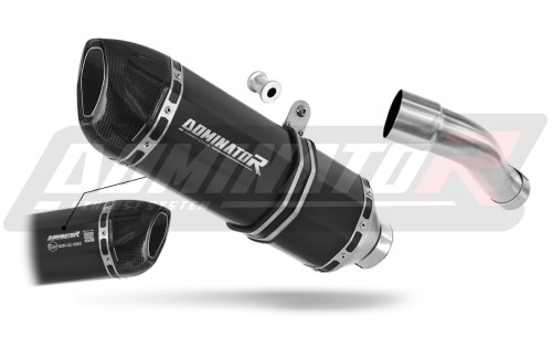 wydech tłumik DOMINATOR Homologowany HP1 CZARNY pasujący do motocykla Honda CBR 600F PC41 2011 - 2015