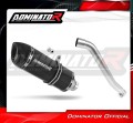 Auspuff Schalldämpfer DOMINATOR HP1 schwarz passend für Honda XL 600 V TRANSALP 1987  2000 2
