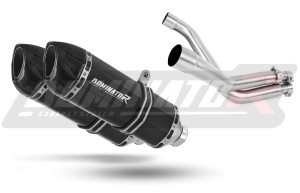 Honda FMX 650 2005 - 2009 Schalldämpfer Auspuff HP1 BLACK + dB killer
