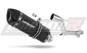 Honda NT 650 V DEAUVILLE RC47 1998 - 2005 Schalldämpfer Auspuff HP1 BLACK + dB killer