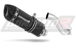 Honda VFR 750 1993 - 1997 HI Level Schalldämpfer Auspuff HP1 BLACK + dB killer