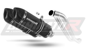 Honda XL 1000 V VARADERO1999 - 2016 Schalldämpfer Auspuff HP1 BLACK + dB killer
