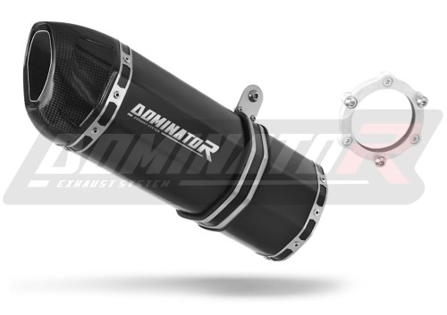 Auspuff Schalldämpfer DOMINATOR HP1 schwarz passend für Hyosung GT 650  2
