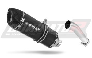 Kawasaki ER 5 500 1996 - 2006 Schalldämpfer Auspuff HP1 BLACK + dB killer