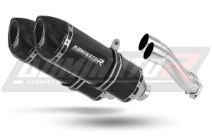 Kawasaki GPZ 500 1987 - 2003 Schalldämpfer Auspuff HP1 BLACK + dB killer