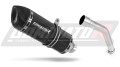 wydech tłumik DOMINATOR HP1 CZARNY pasujący do motocykla Kawasaki KLE 500 1991 2007