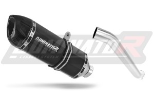 Kawasaki ZX6R 636 2003 - 2004 Schalldämpfer Auspuff HP1 BLACK + dB killer