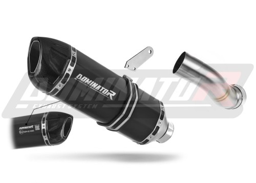 wydech tłumik DOMINATOR Homologowany HP1 CZARNY pasujący do motocykla Kawasaki Z 900 2017 - 2019