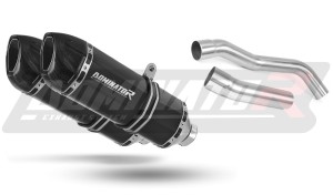 Kawasaki Z1000 2007 - 2009 Schalldämpfer Auspuff HP1 BLACK + dB killer