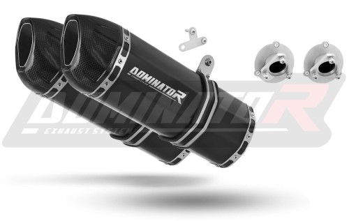 Auspuff Schalldämpfer DOMINATOR HP1 schwarz passend für KTM 690 SM SUPERMOTO