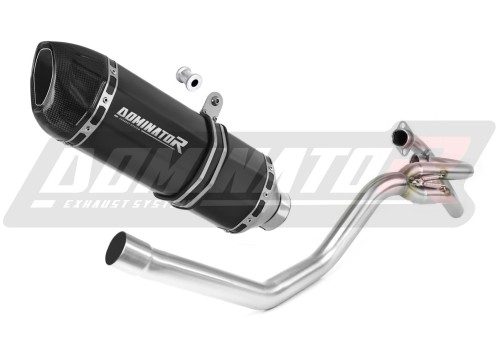 Auspuff Schalldämpfer DOMINATOR HP1 schwarz passend für Yamaha XT 660 R 2004  2014
