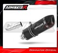Auspuff Schalldämpfer DOMINATOR HP1 schwarz passend für Moto Guzzi BREVA 1200  2