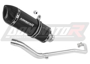 Suzuki GSX R 125 2017 - 2019 Full Exhaust System Collector Silencer HP1 BLACK + dB killer