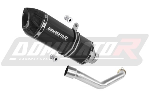 wydech tłumik DOMINATOR HP1 CZARNY pasujący do motocykla Suzuki BURGMAN 400 1998 - 2002