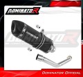 Auspuff Schalldämpfer DOMINATOR HP1 schwarz passend für Suzuki BURGMAN 400 2003  2006 2