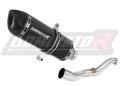 Auspuff Schalldämpfer DOMINATOR HP1 schwarz passend für Suzuki BURGMAN 400 2007  2016