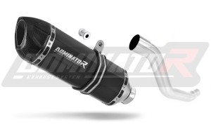 Suzuki XF 650 Freewind 1997 - 2003 Schalldämpfer Auspuff HP1 BLACK + dB killer