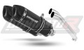Auspuff Schalldämpfer DOMINATOR HP1 schwarz passend für Suzuki DL 1000 V Strom 2002  2011